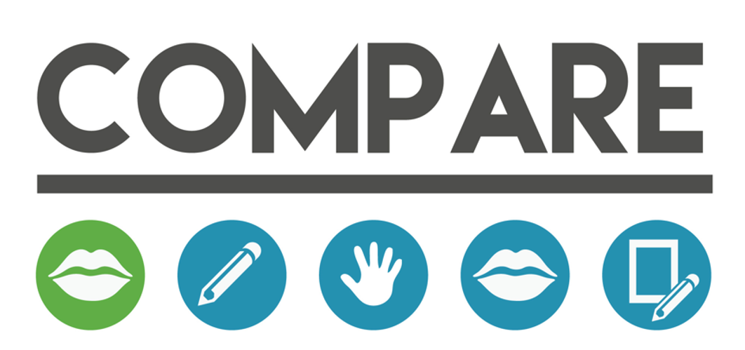 logo for the COMPARE aphasia trial